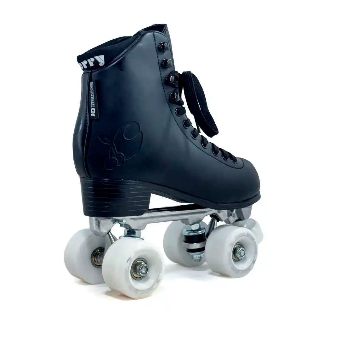 Patins Quad HD Cherry 4 Rodas Tradicional  Preto Base de Alumínio