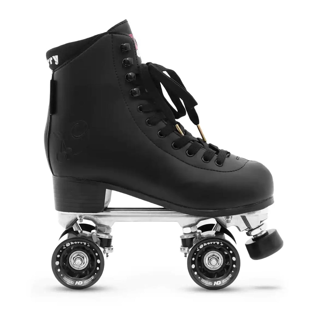Patins Quad HD Cherry 4 Rodas  Preto Base de Alumínio Tam: 36
