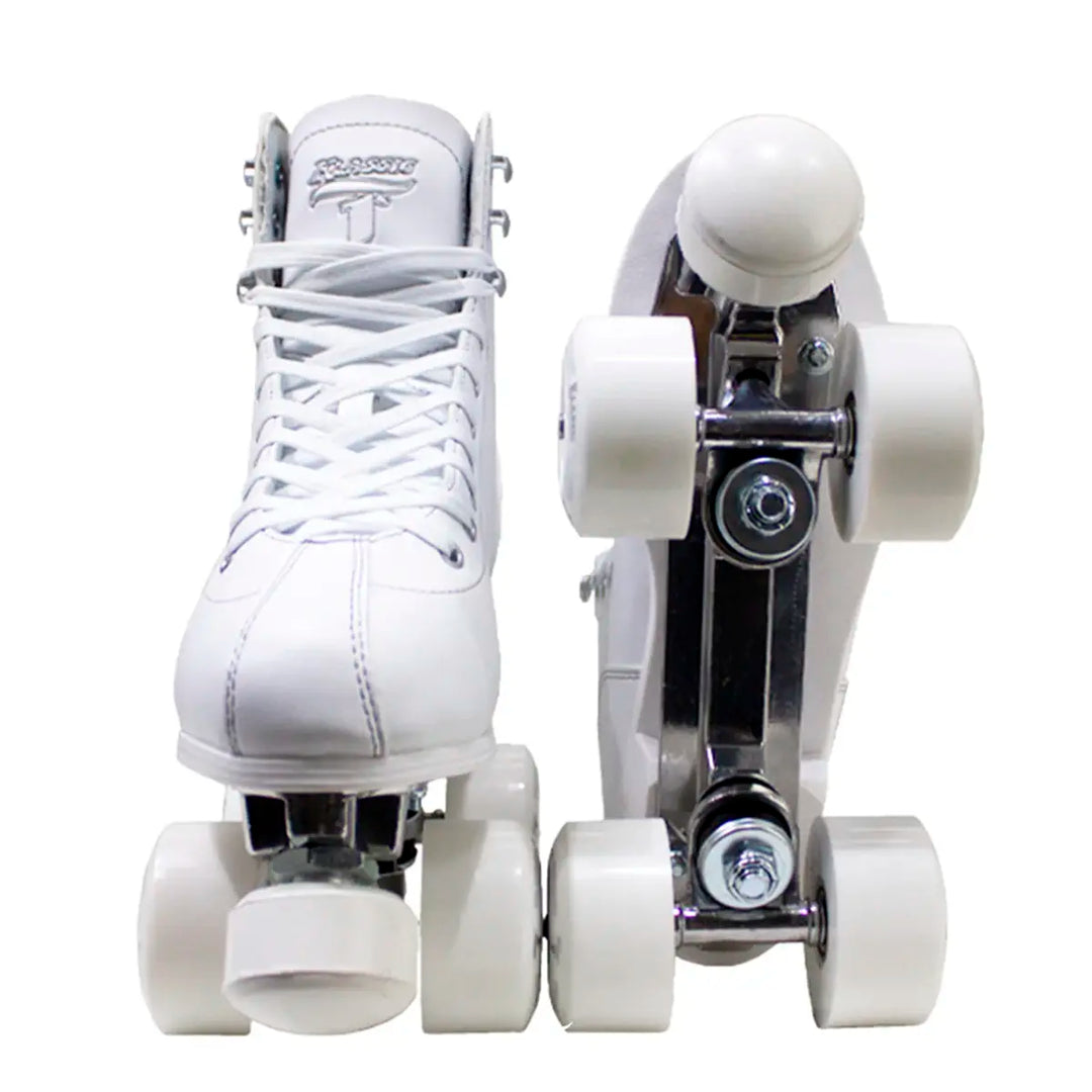 Patins Quad Traxart Klassic Branco - 58mm X 32mm Abec-5