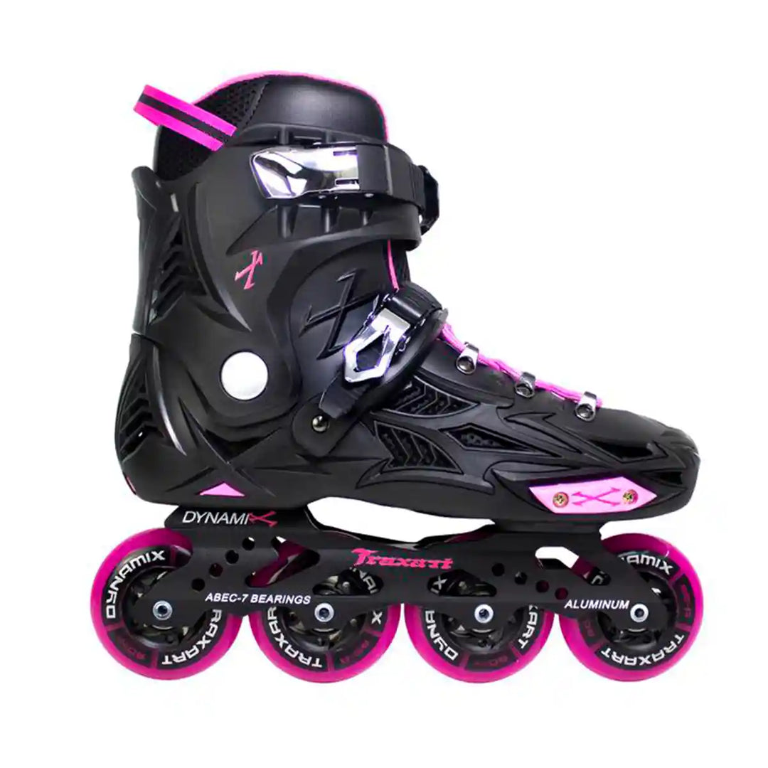 Patins Traxart Dynamix Rose Urbano 80mm Abec-7