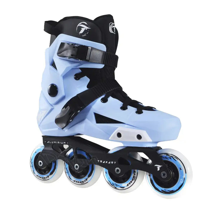 Patins Inline Traxart Revolt Azul Roller Profissional