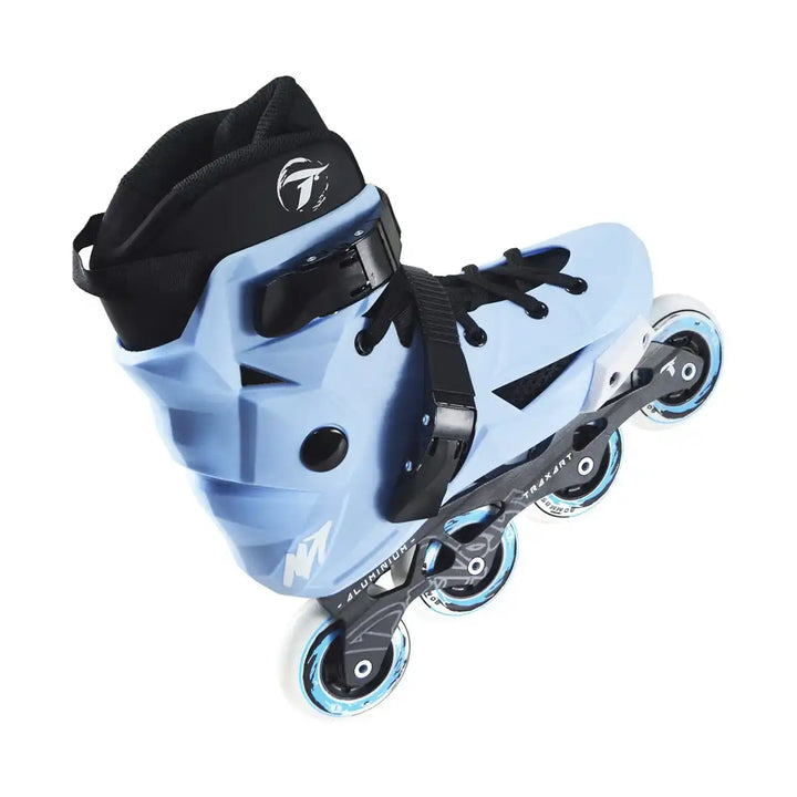Patins Inline Traxart Revolt Azul Roller Profissional