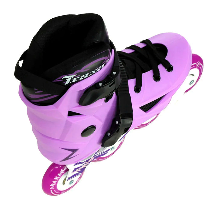 Patins Inline Traxart Revolt Lilás Roller Profissional