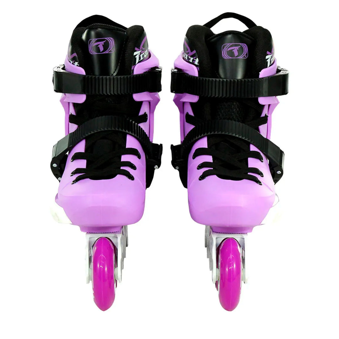 Patins Inline Traxart Revolt Lilás Roller Profissional