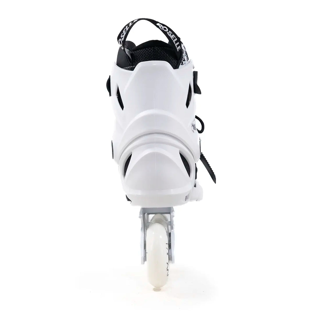 Patins Roselle Branco Preto Rockeado