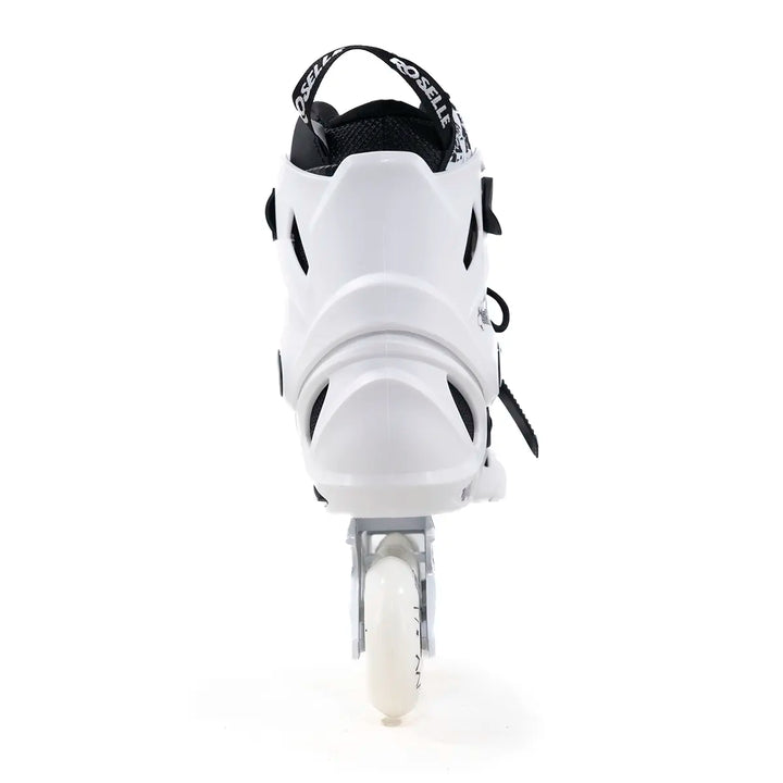 Patins Roselle Branco Preto Rockeado
