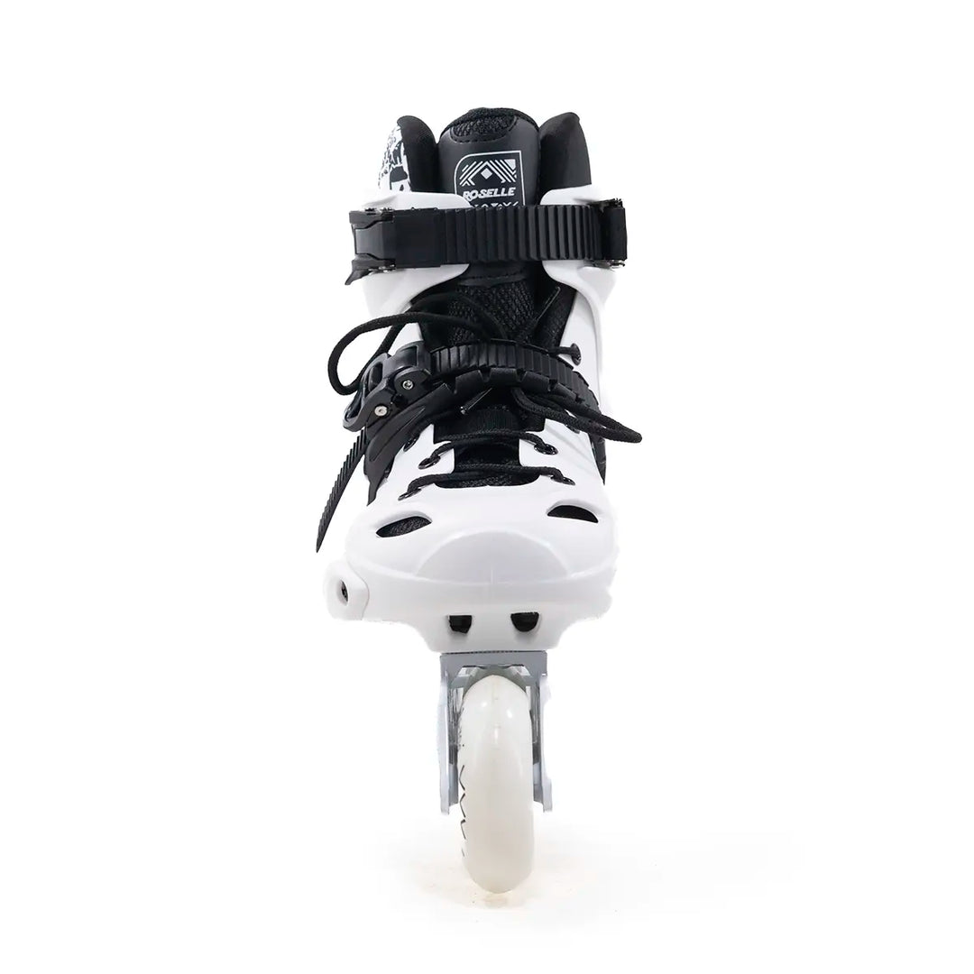 Patins Roselle Branco Preto Rockeado