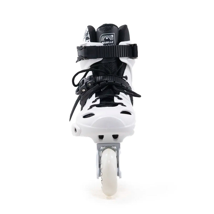 Patins Roselle Branco Preto Rockeado