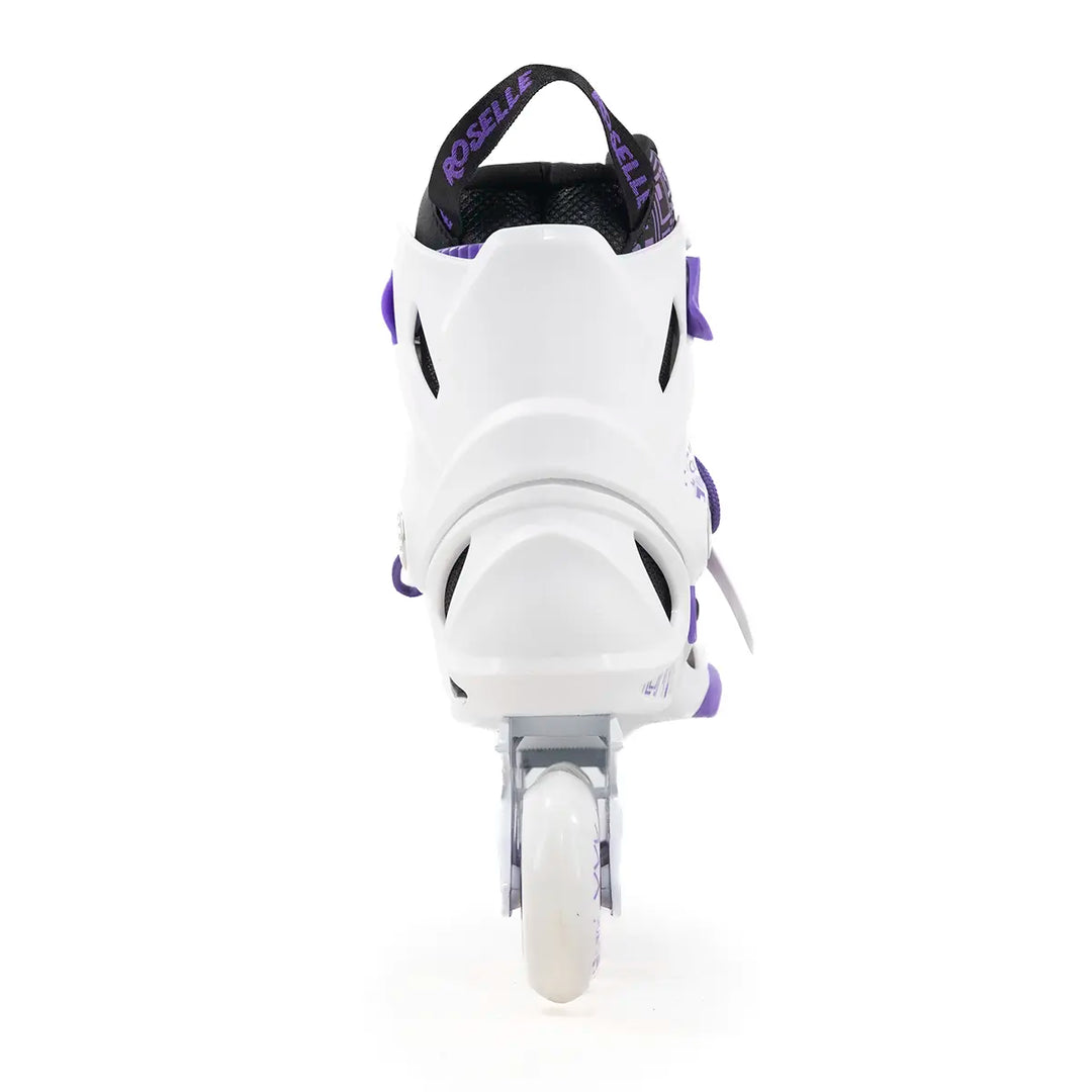 Patins Roselle Branco Lilás Rockeado
