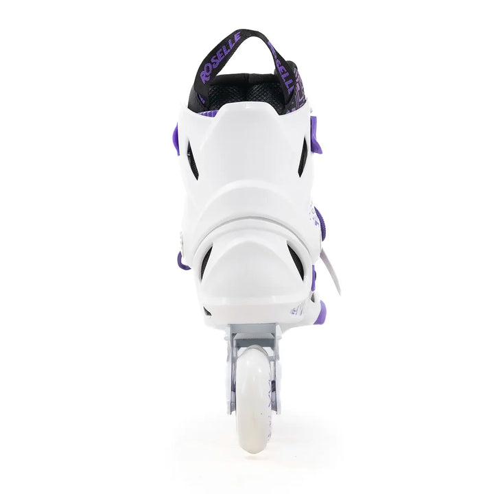 Patins Roselle Branco Lilás Rockeado