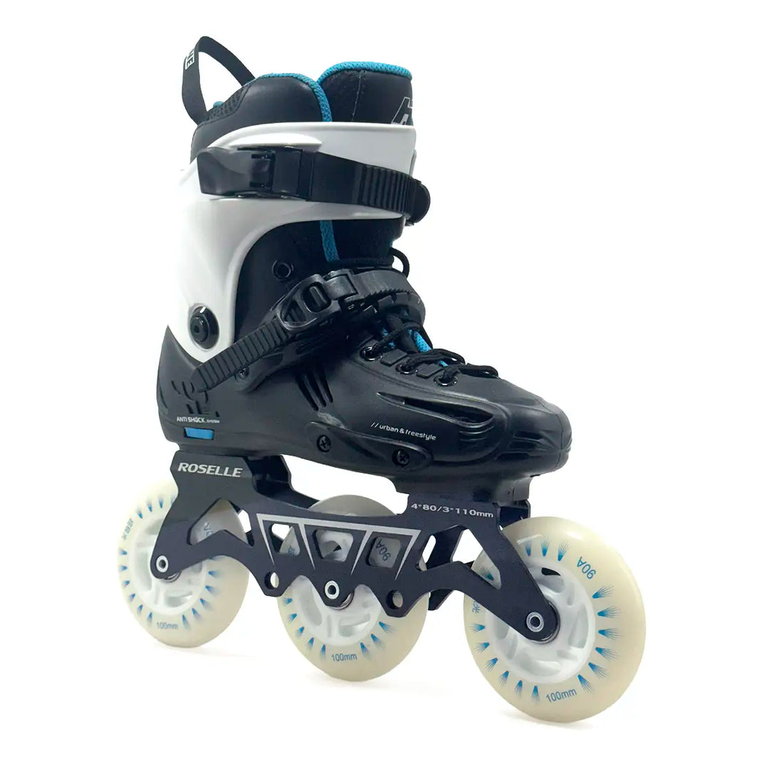 Patins HD Inline Sky Custom Rodas 100mm de Led Azul