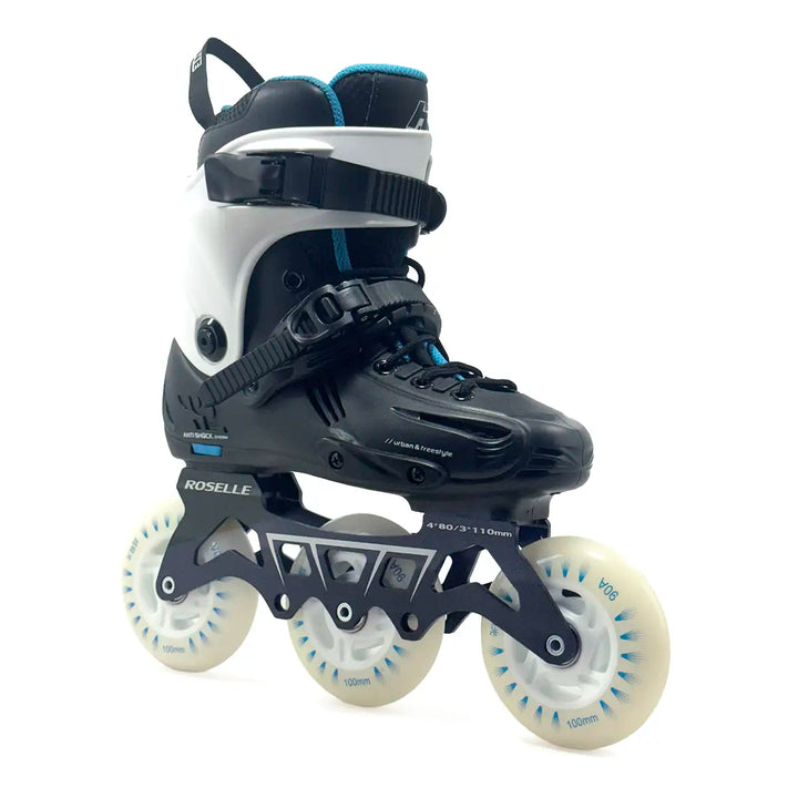 Patins HD Inline Sky Custom Rodas 100mm de Led Azul
