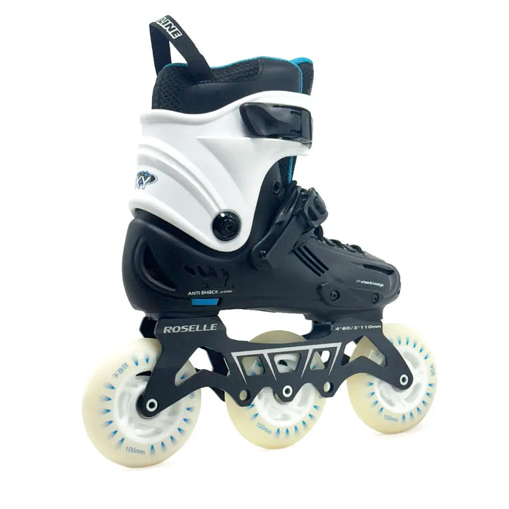 Patins HD Inline Sky Custom Rodas 100mm de Led Azul