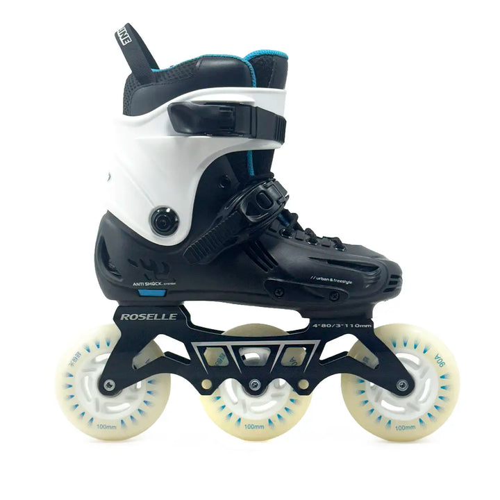 Patins HD Inline Sky Custom Rodas 100mm de Led Azul