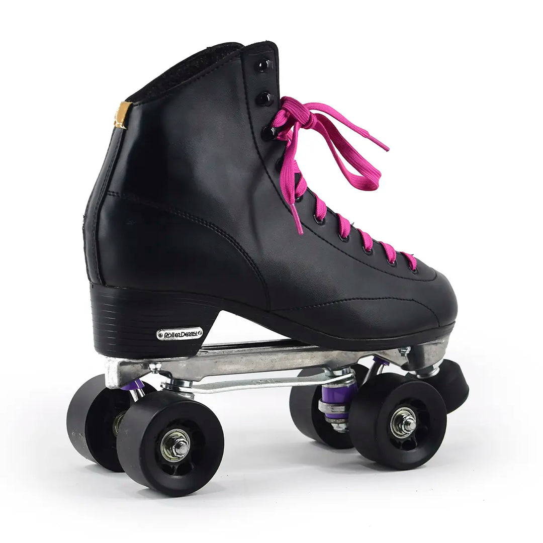 Patins Quad Tradicional Roller Derby Black com Chassi de Alumínio Abec7 - Tamanho 41