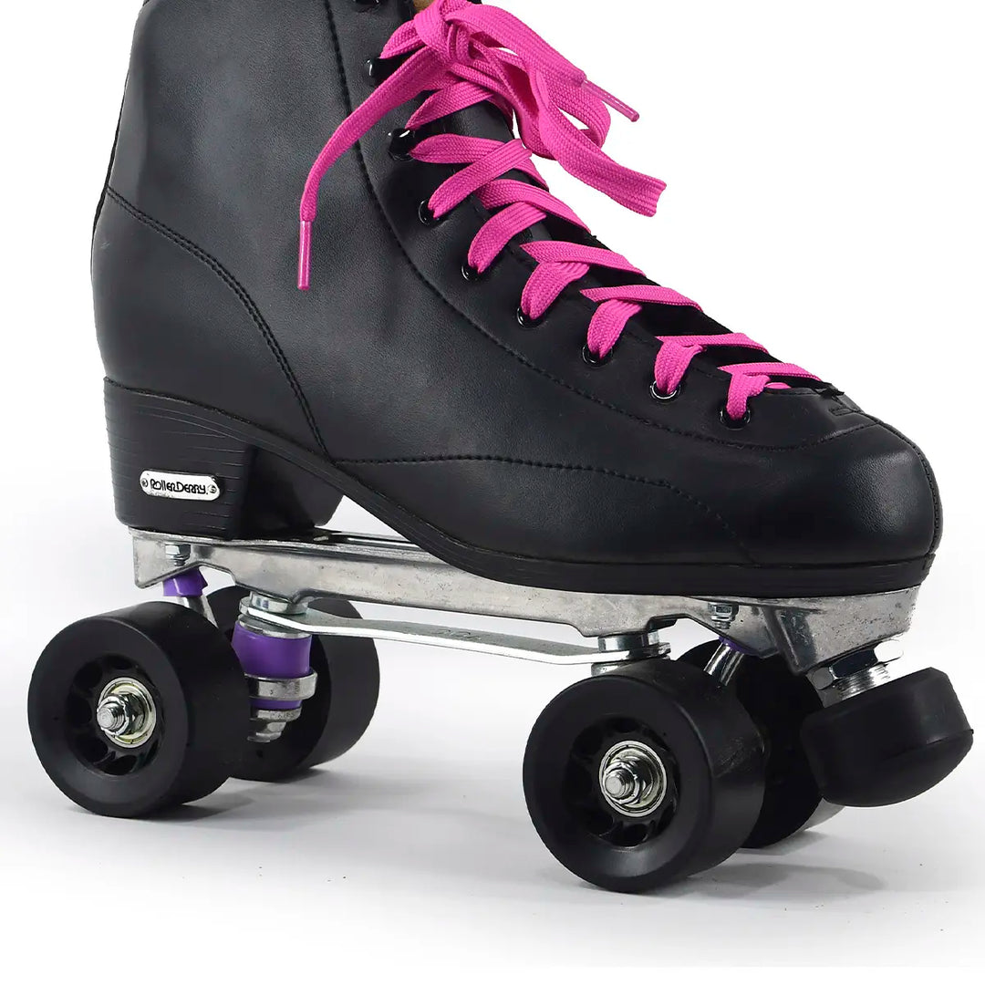 Patins Quad Tradicional Roller Derby Black com Chassi de Alumínio Abec7 - Tamanho 41