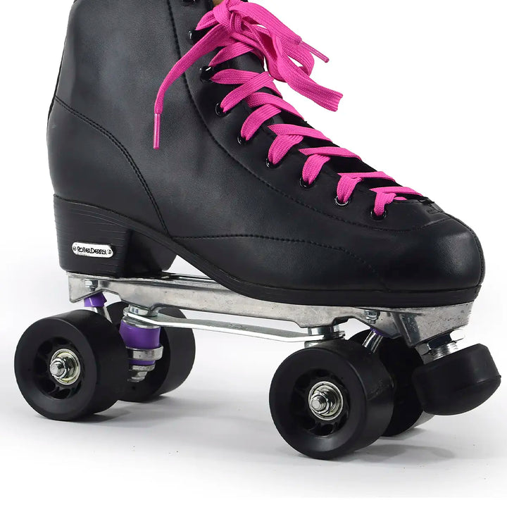 Patins Quad Tradicional Roller Derby Black com Chassi de Alumínio Abec7 - Tamanho 41