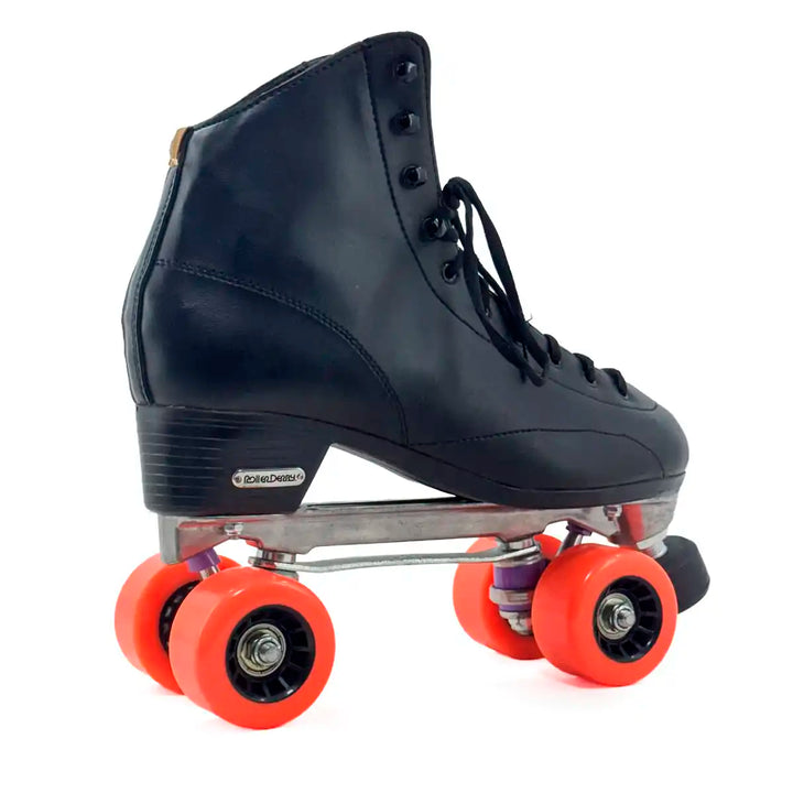 Patins Quad Tradicional Roller Derby Black com Chassi de Alumínio Abec7 - Tamanho 41