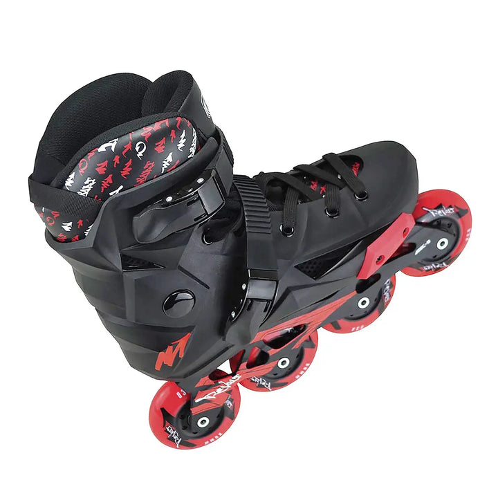 Patins Inline Traxart Revolt Preto Roller Profissional