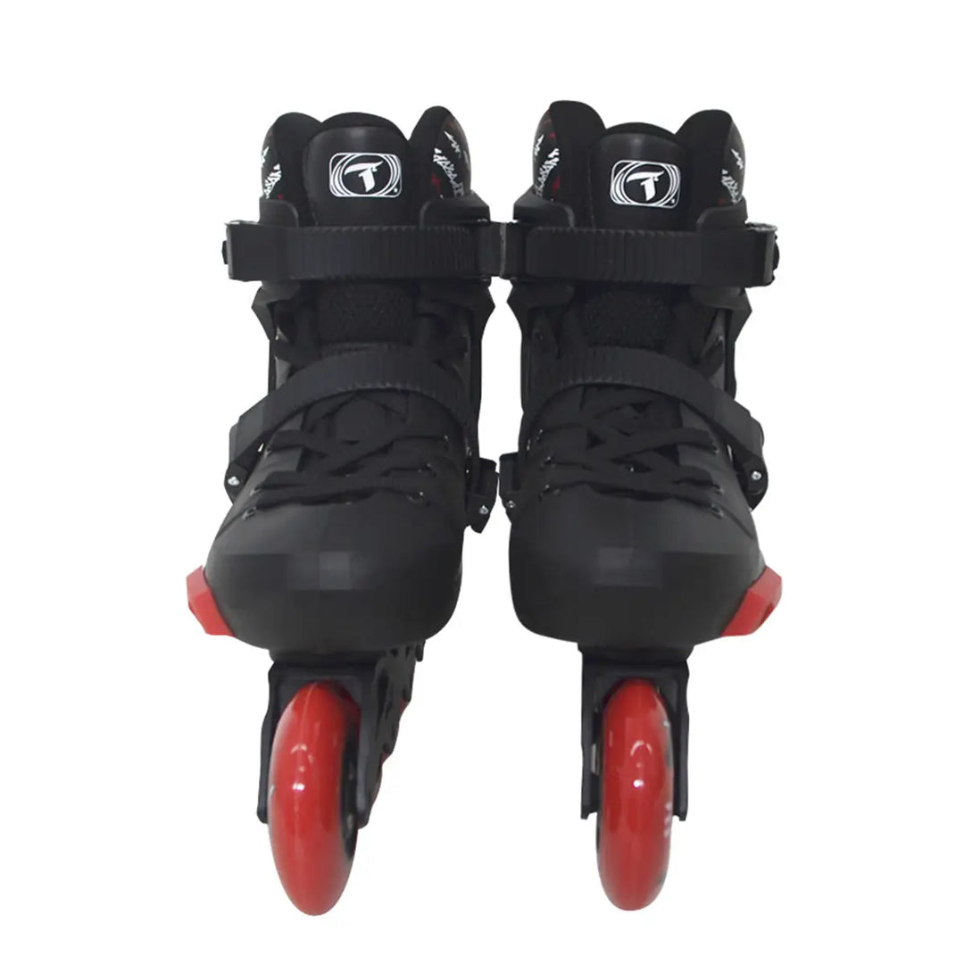 Patins Inline Traxart Revolt Preto Roller Profissional