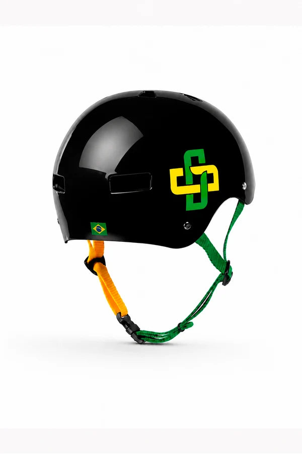Capacete Niggli Pró Brasil Preto Brilho