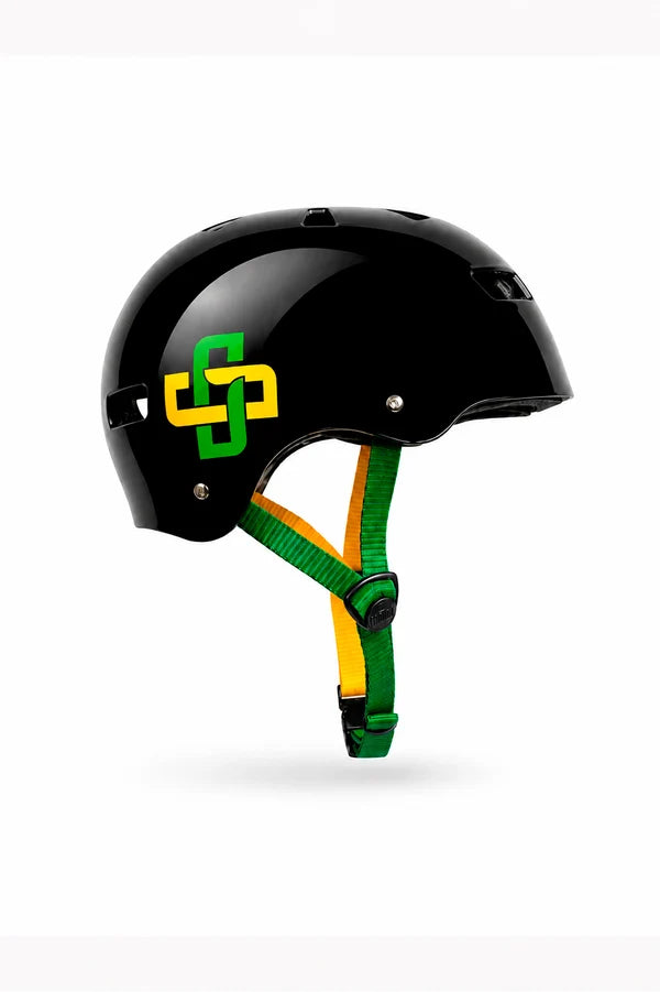 Capacete Niggli Pró Brasil Preto Brilho