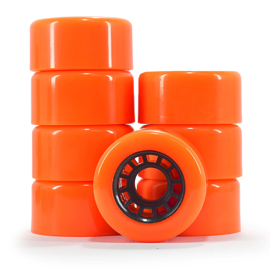8 Rodas HD Inline Para Patins Quad 63mm X 31mm com 90a de Dureza