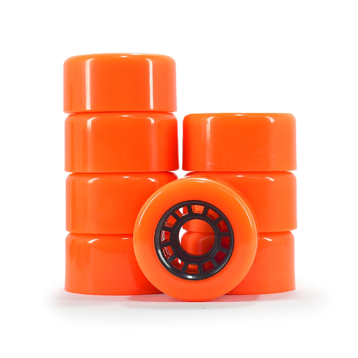 8 Rodas HD Inline Para Patins Quad 63mm X 31mm com 90a de Dureza