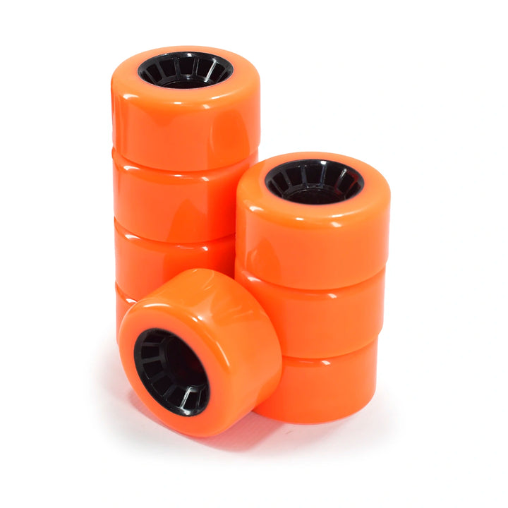 8 Rodas HD Inline Para Patins Quad 63mm X 31mm com 90a de Dureza