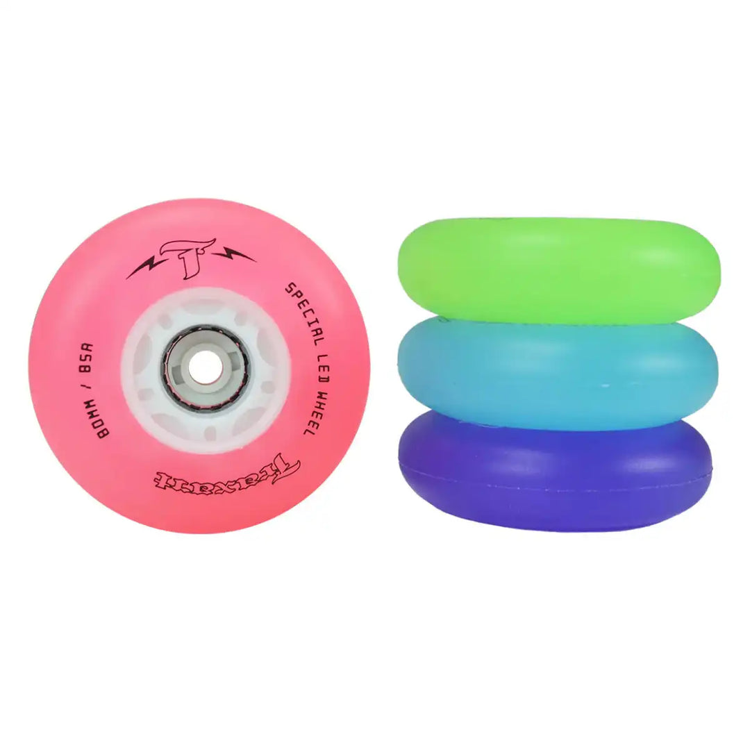 4 Rodas Led Especial Traxart 80mm 85A
