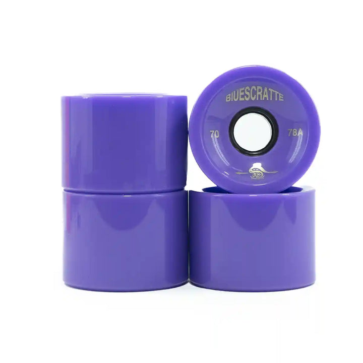 Rodas Longboard Biuescratte 70mm 78a Jogo com 4un Roxa