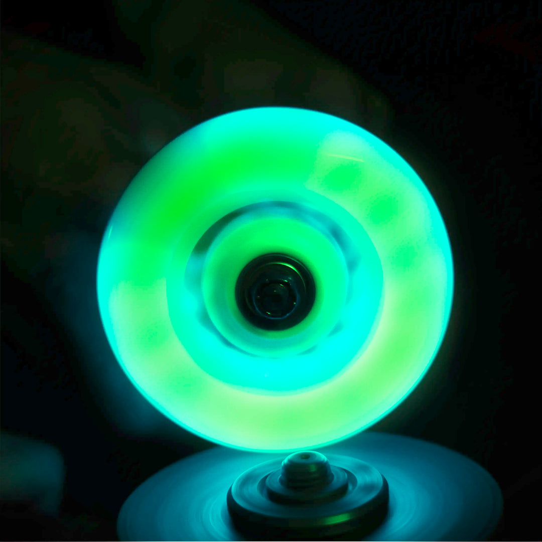 6 Rodas Led Creme Inline 100mm 90A