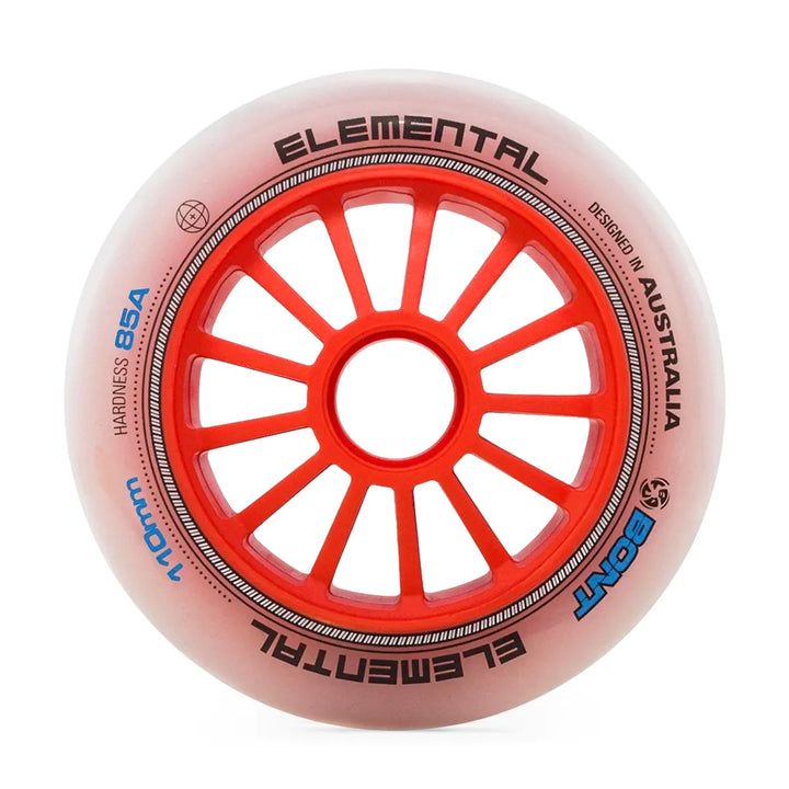 Rodas Bont Para Patins Speed 110mm 85a Alto Desenpenho 6un