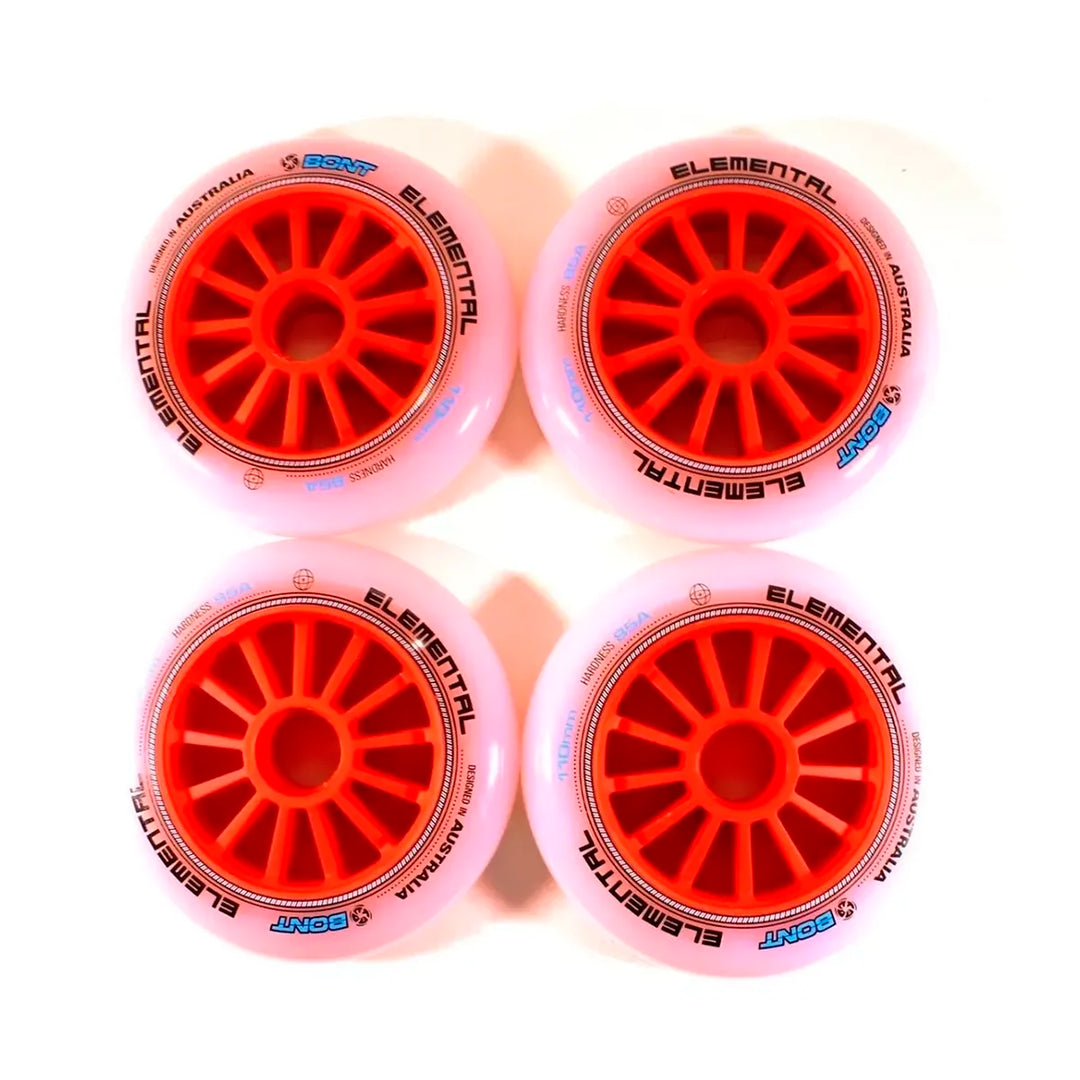 Rodas Bont Para Patins Speed 110mm 85a Alto Desenpenho 6un