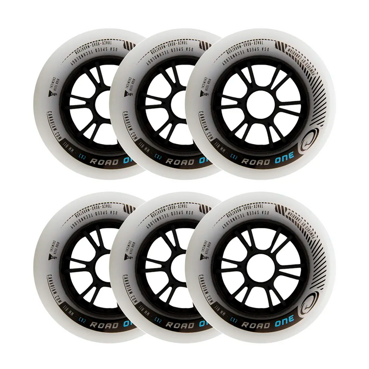 Rodas Canariam Road One Cinza 110mm/86a CX2 6 Unidades