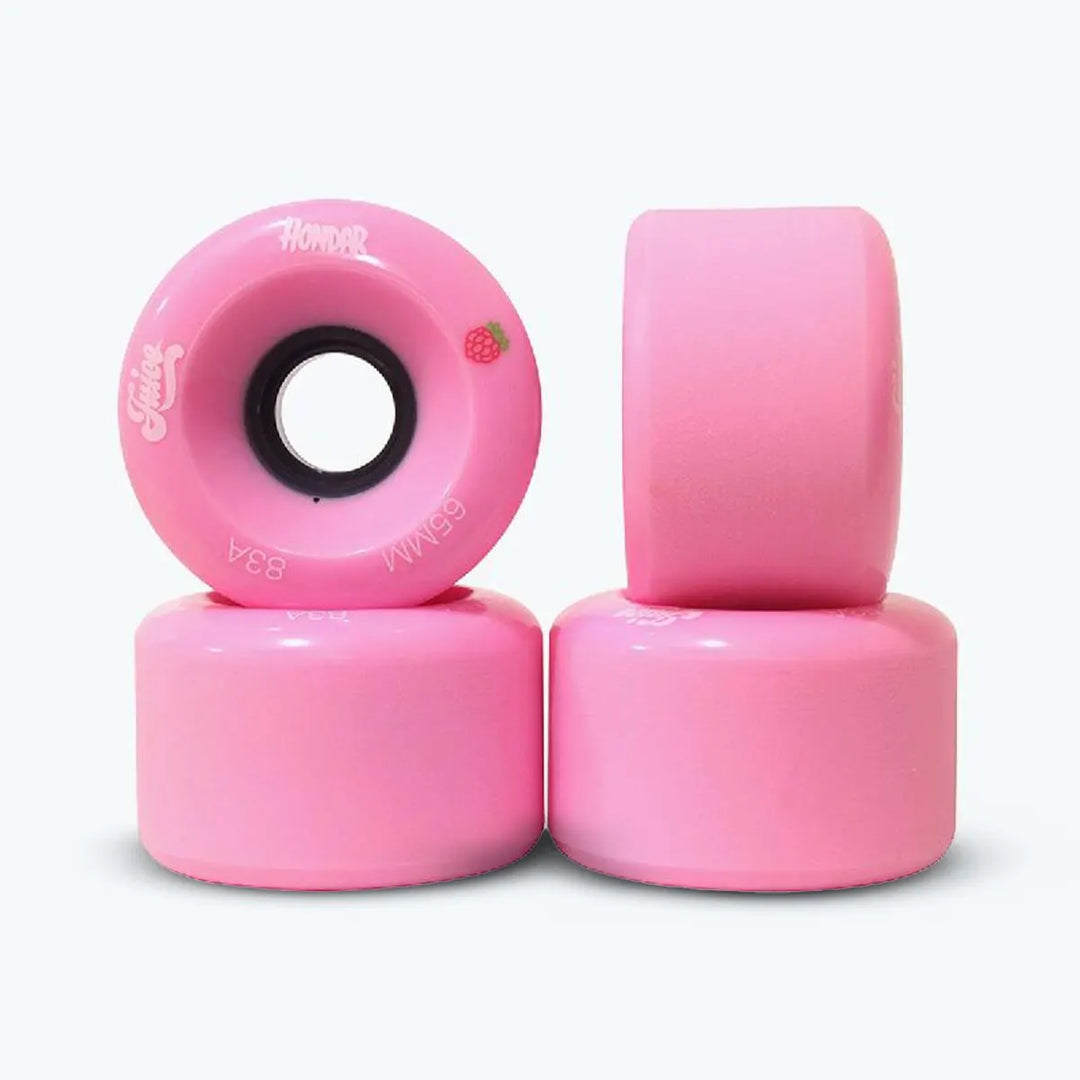 Hondar Longboard Skateboard Wheels 65mm 83a Pink