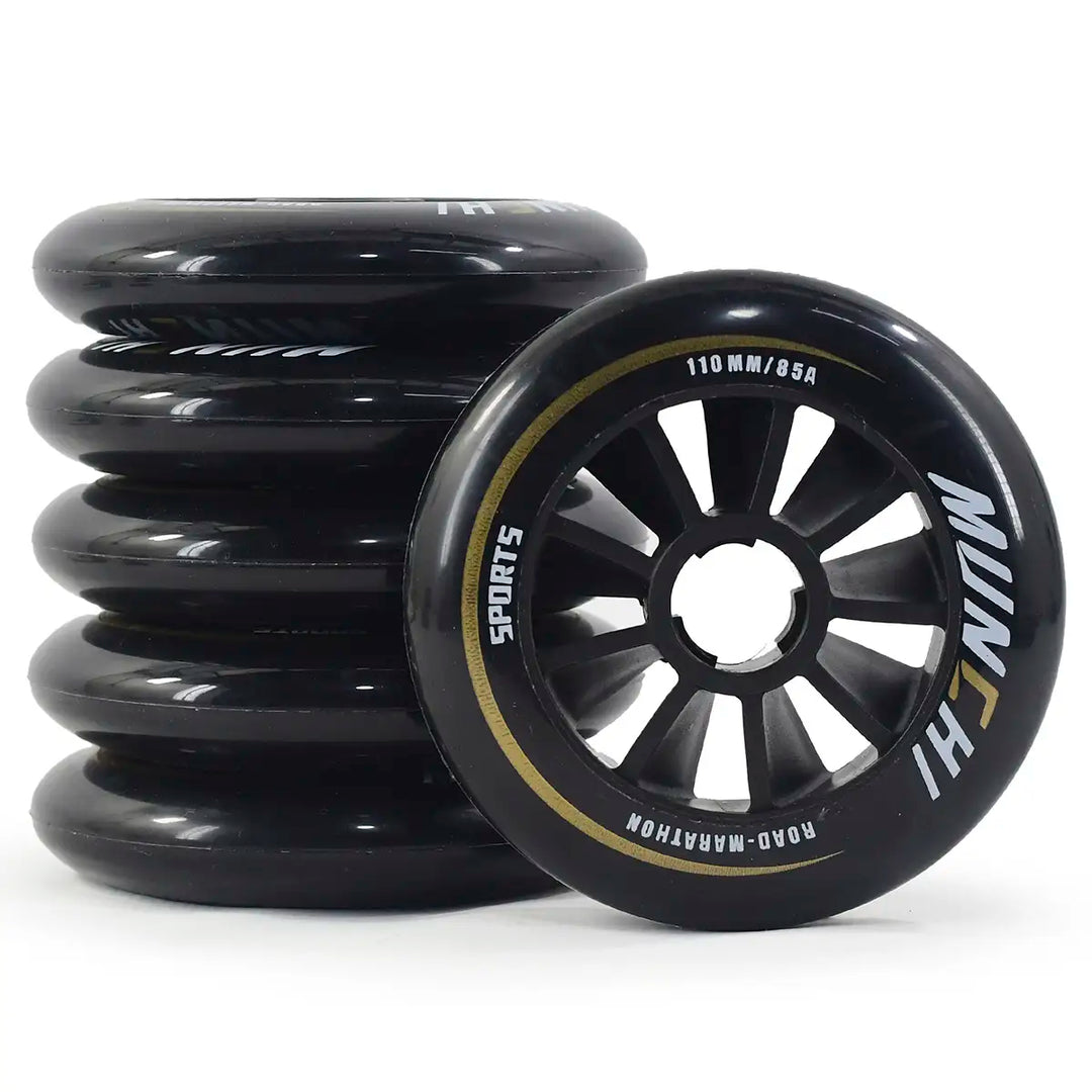 Jogo de 6 rodas Munchi 110mm 85a