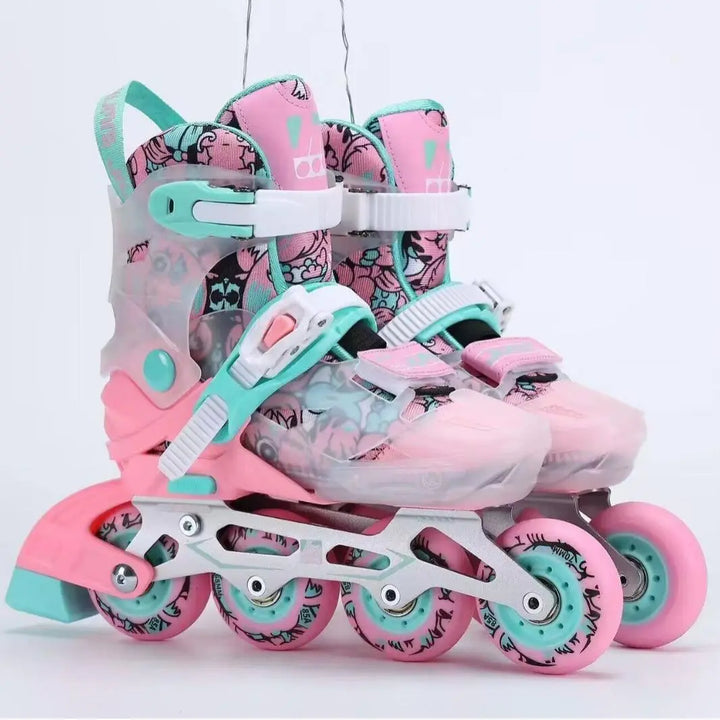 Traxart Children's Skates Adjustable X-Light With LED Abec-9