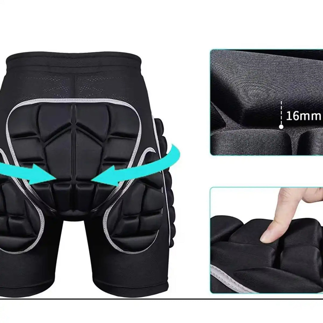 Short Protetor De Quadril Go Roller Para Patins Skate Scooter