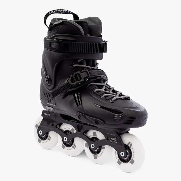 Patins HD Inline Sky Black Stone 80mm Abec-9