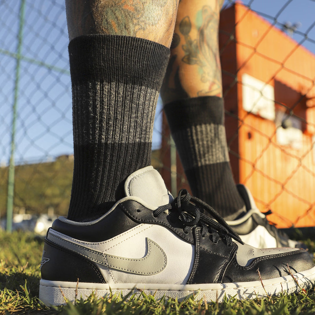 Meia Esportiva Para Patins Norden Leon Preto