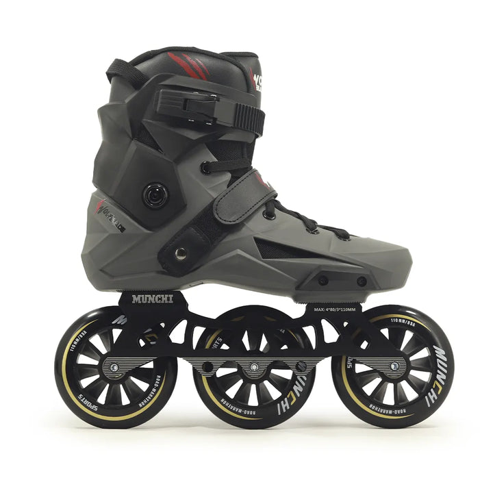 Patins Inline Freestyle Wolf Blade - 110mm ABEC-9 Base Híbrida