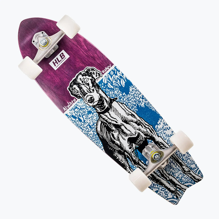 Simulador de Surf Dog Style HLB 32x9,5'' 70mm Abec-11