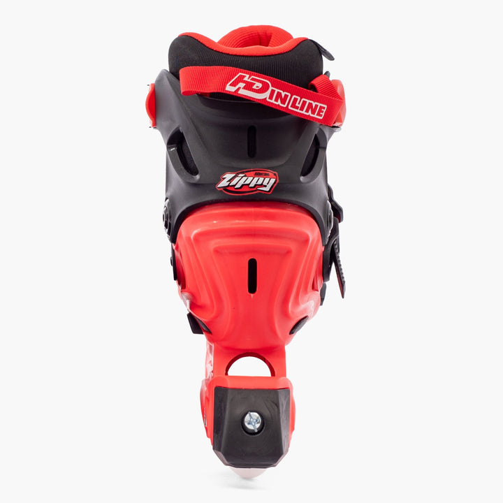 Patins Infantis Ajustável HD Inline Zippy Shock Red 68-72mm Abec-9