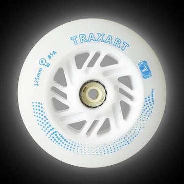 Rodas LED Patins Roller Traxart 125mm 85a