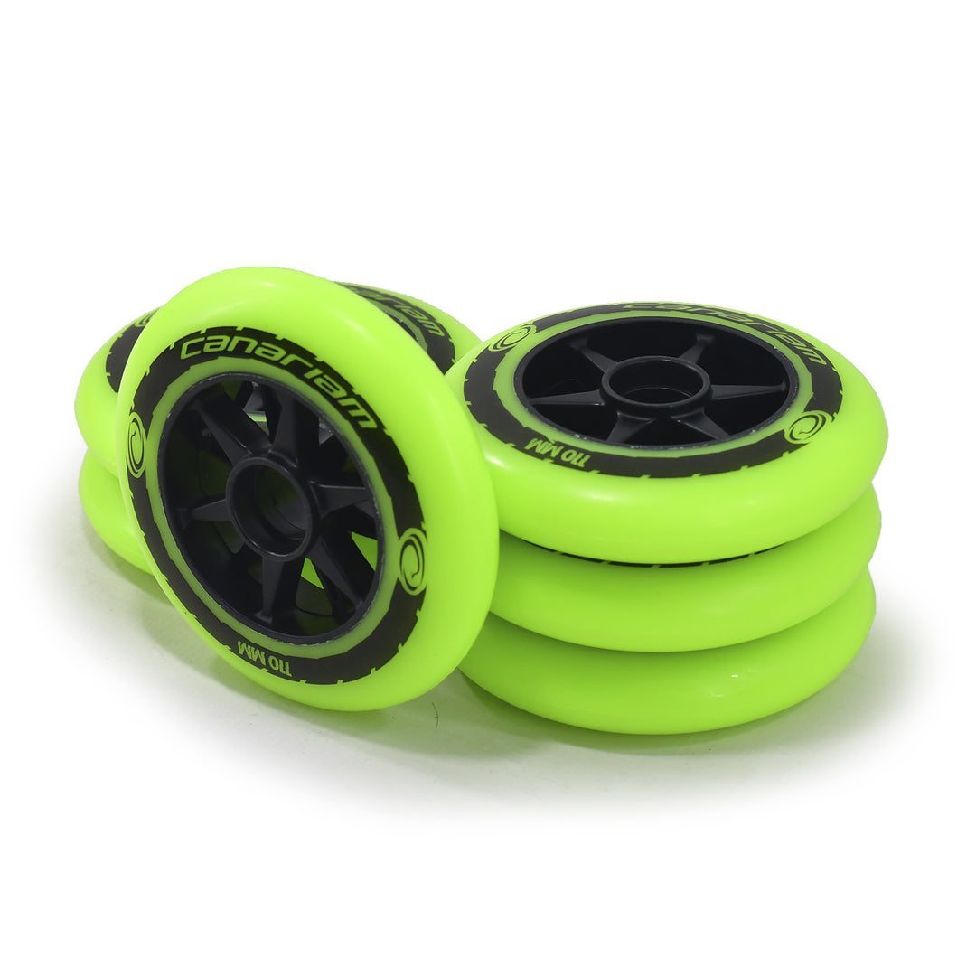 6 Canariam Mate Wheels 110mm 85a Professional for Urban Skates