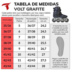 PATINS INLINE FREESTYLE TRAXART VOLT + GRAFITE - 80MM ABEC-9