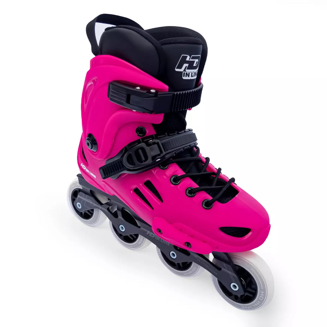 Patins Urbano HD Inline XT Rosa Rodas 80mm Abec-9