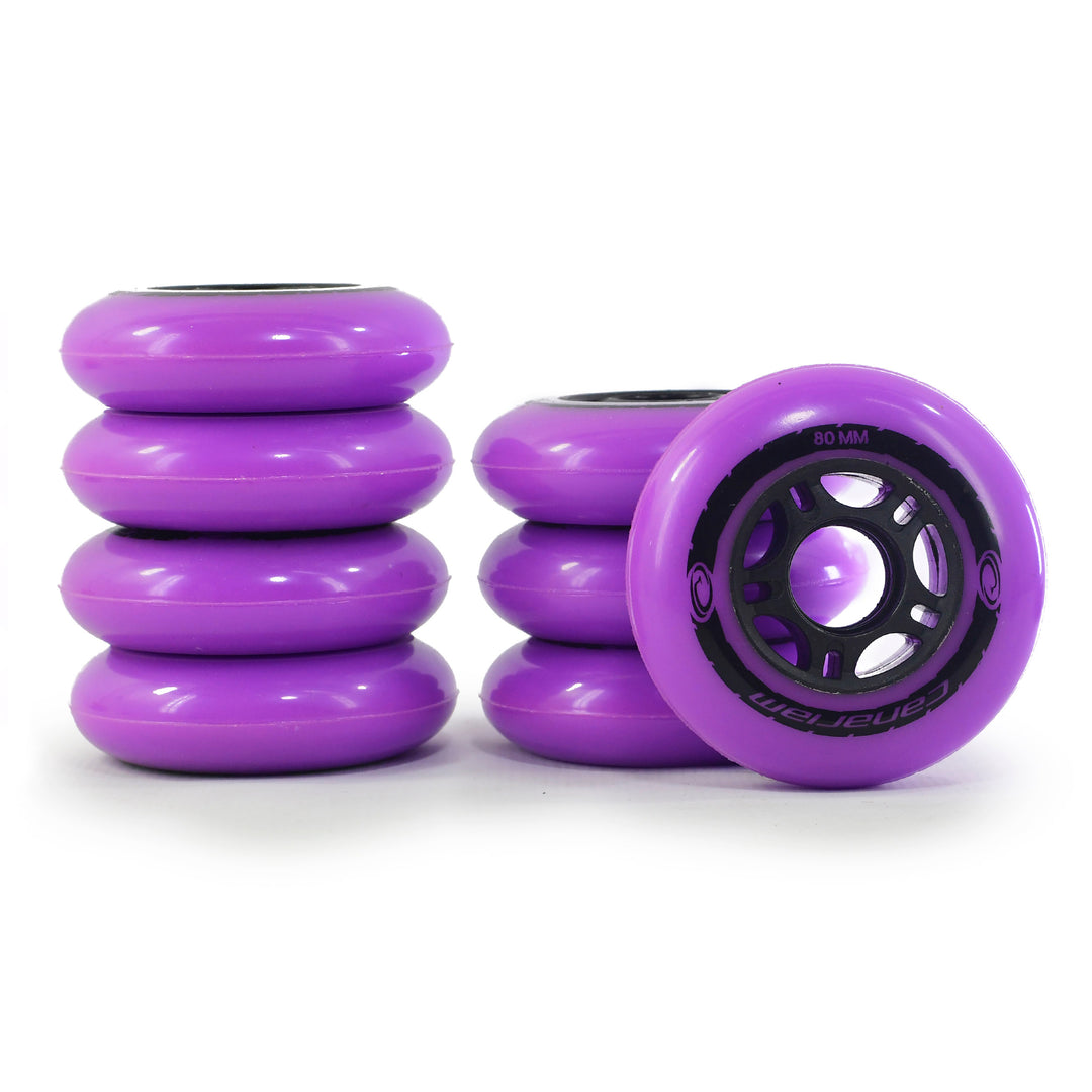 8 Canariam Wheels 80mm 85a Professional Urban Skates Various Colors