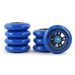 8 Canariam 90mm 85a Professional Wheels + ABEC11 Canariam Pro Bearings.
